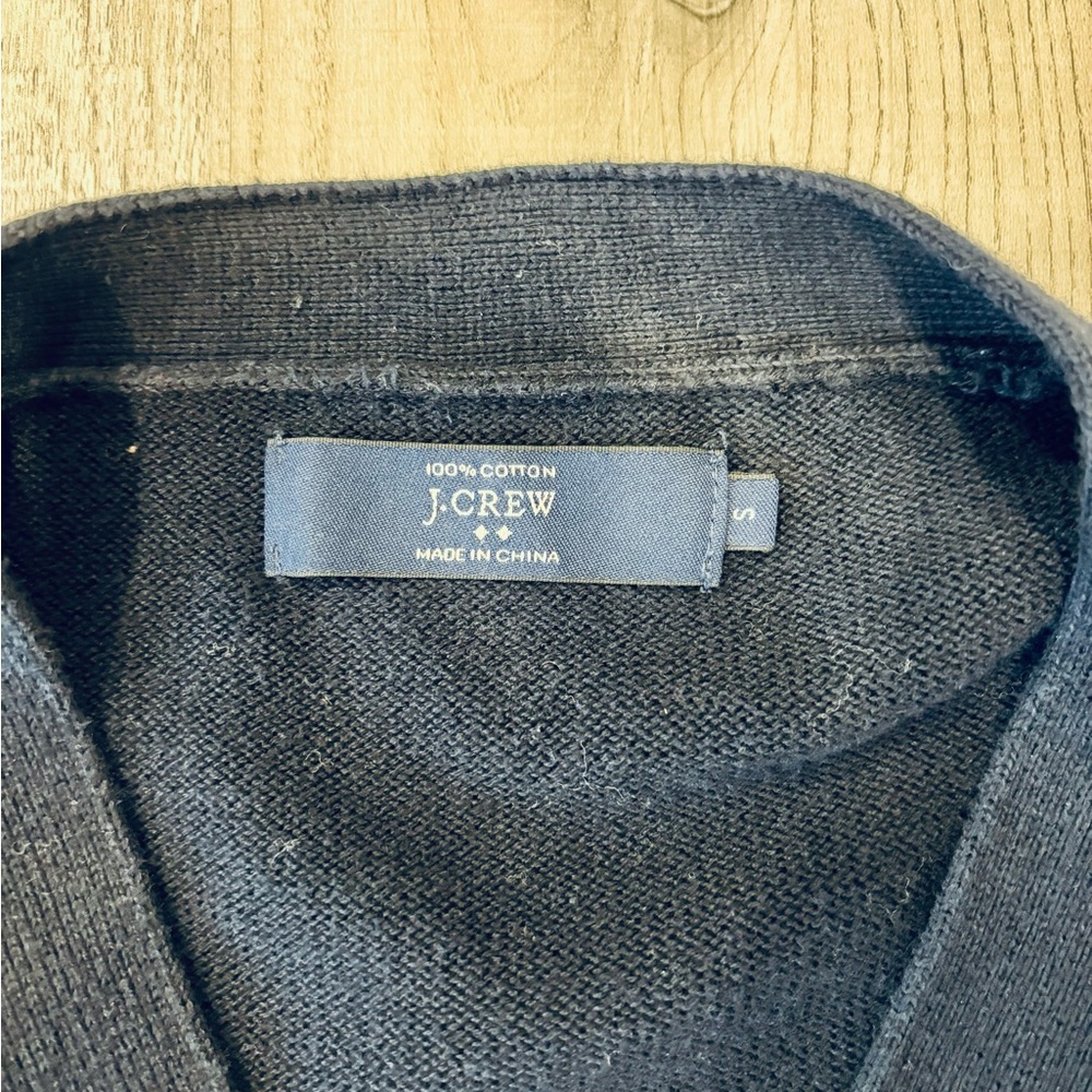 J.Crew Navy Cardigan Sweater Small - Picture 4 of 5
